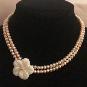 14k Cult freshwater pearl necklace